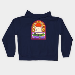 Vegan cat Kids Hoodie